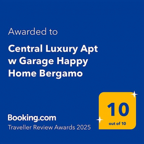 Central Luxury Apt w Garage Happy Home Bergamo